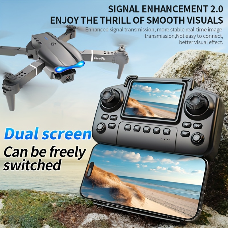 Nuovo Drone Pieghevole E99 PRO - Drone Battery Case recensione e prezzo